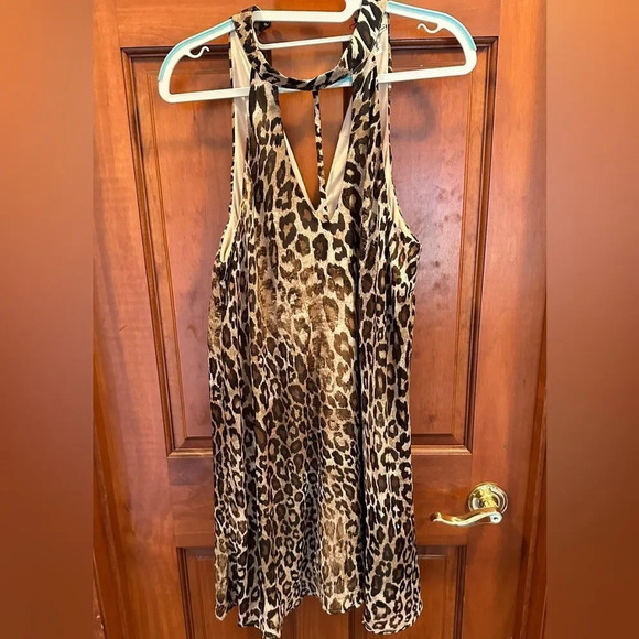 Speechless Womens Brown Sleeveless Above The Knee Shift Dress Juniors. Size med - Picture 3 of 3